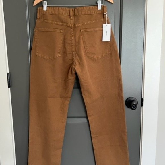 NWT Women's Buck Mason Ridge Twill Rider Pant in Tobacco size 30 - Sold Out! - Picture 2 of 8